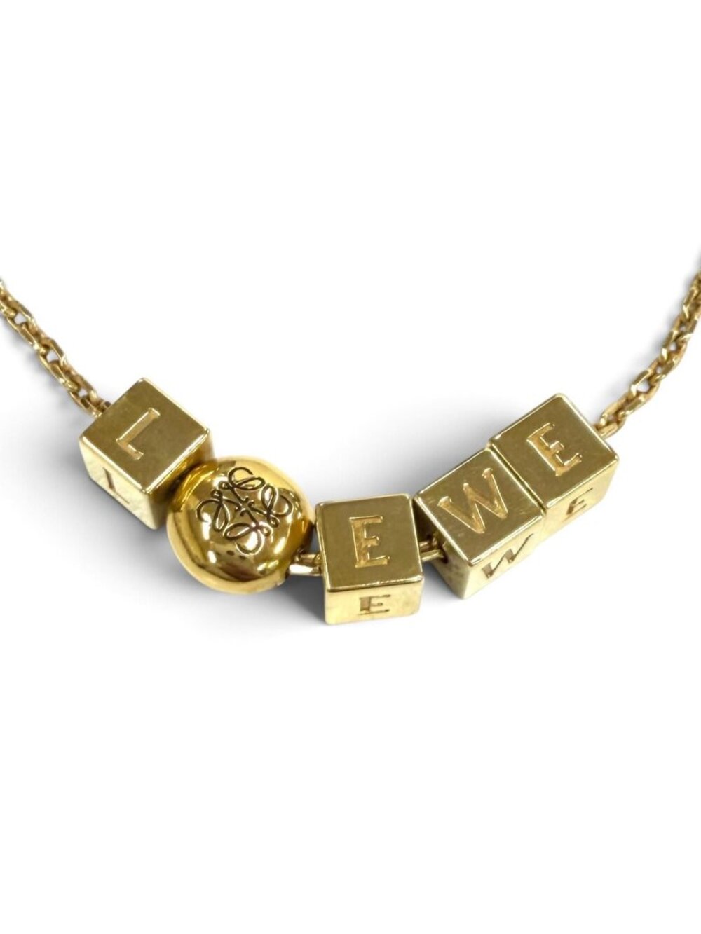 Loewe 122100 Necklace Gold
